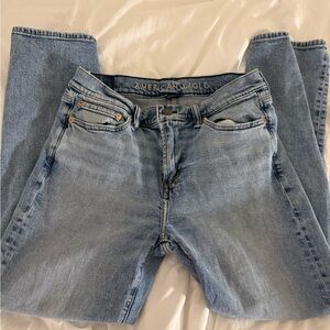 American Eagle Outfitters Men's Light Blue Straight Jeans